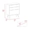 Tuhome Augusta Dresser, Hairpin Legs, Three Drawers, Superior Top, Light Oak CLD7037 - alternate 5